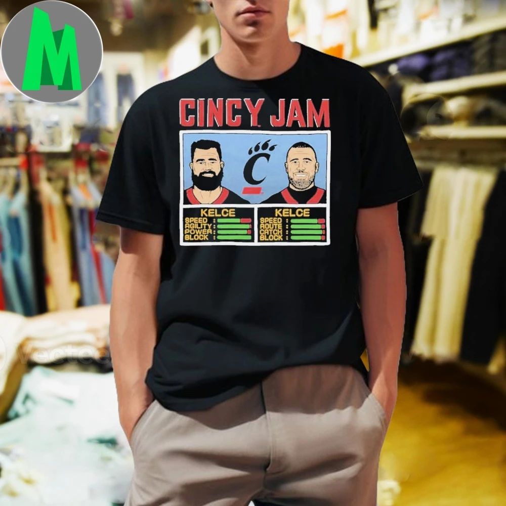 Cincy Jam Kelce And - Adult & Kids T-Shirts, Sweatshirts & Hoodies apparel design preview 1