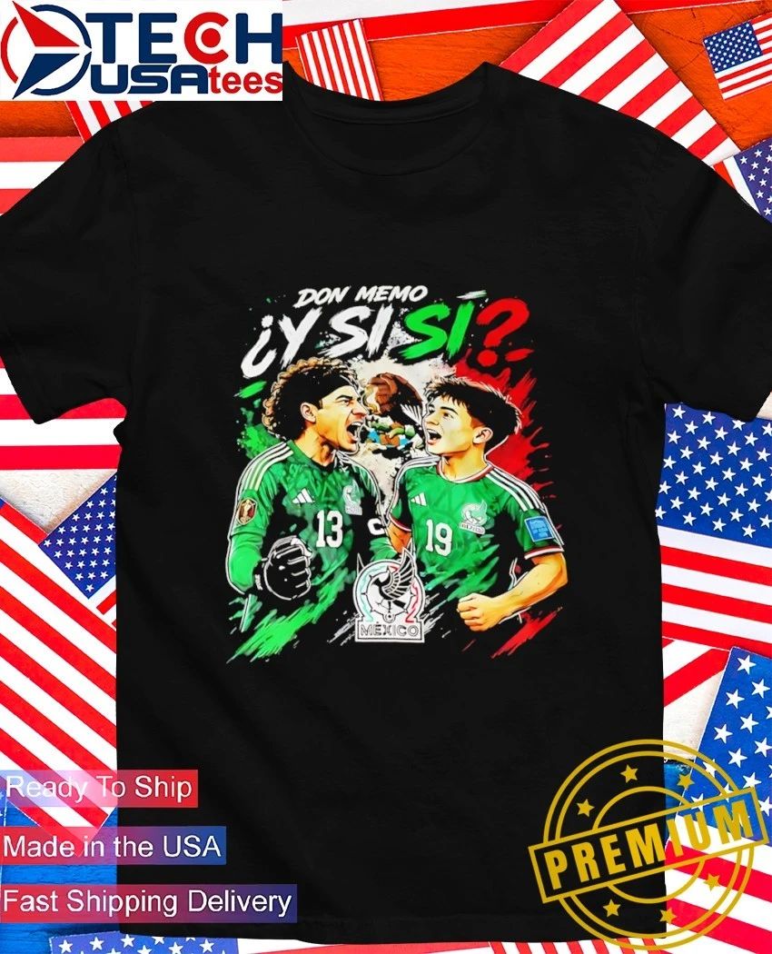 G. Ochoa and Gilberto Mora Mexican Soccer Don Memo - Adult & Kids T-Shirts, Sweatshirts & Hoodies apparel design preview 1