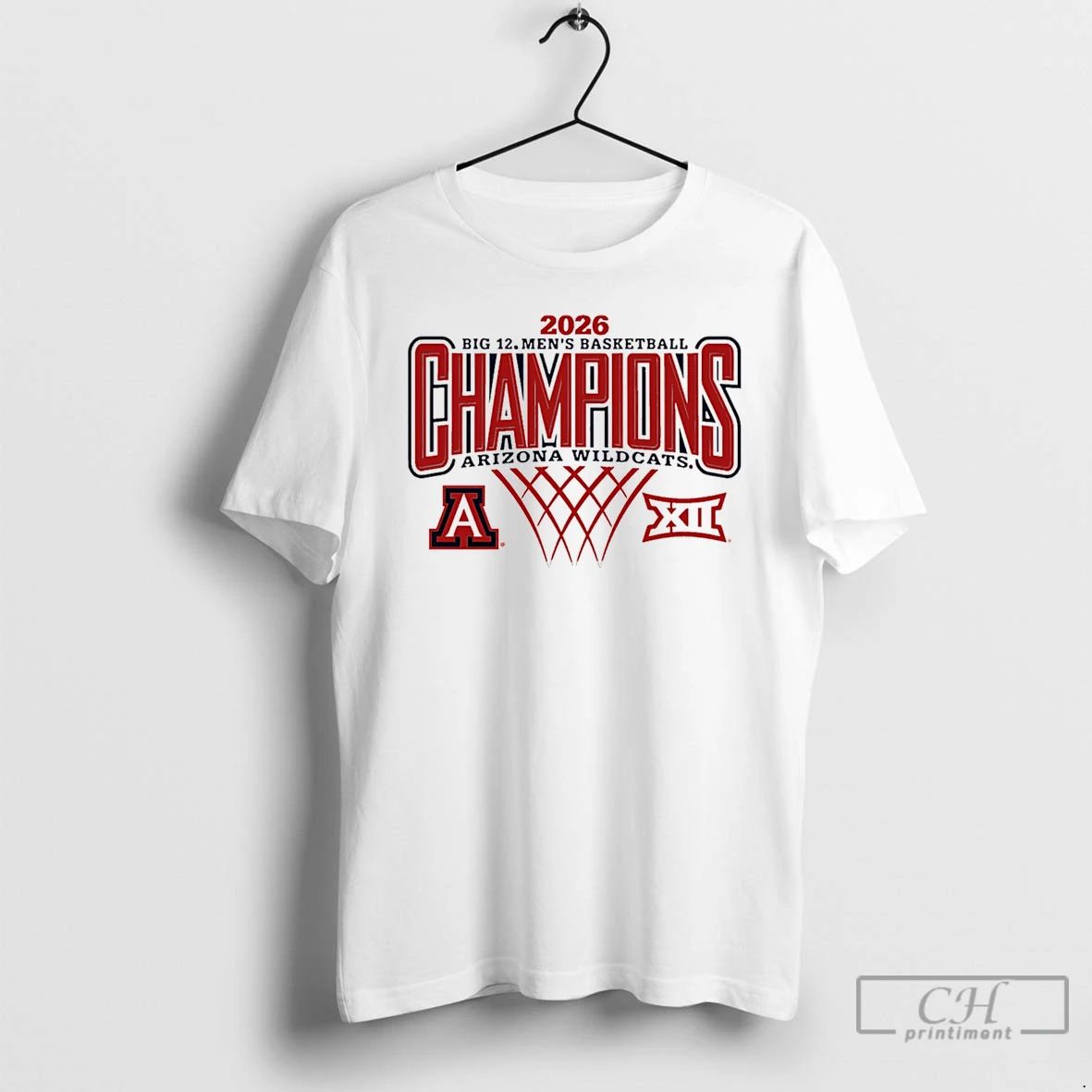 Classic Arizona Wildcats 2026 Big 12 Mens Basketball - Adult & Kids T-Shirts, Sweatshirts & Hoodies apparel design preview 1