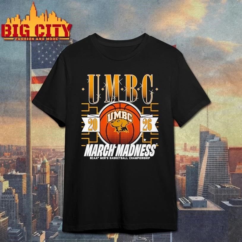 UMBC Retrievers MBB 2026 March Madness - Adult & Kids T-Shirts, Sweatshirts & Hoodies apparel design preview 1