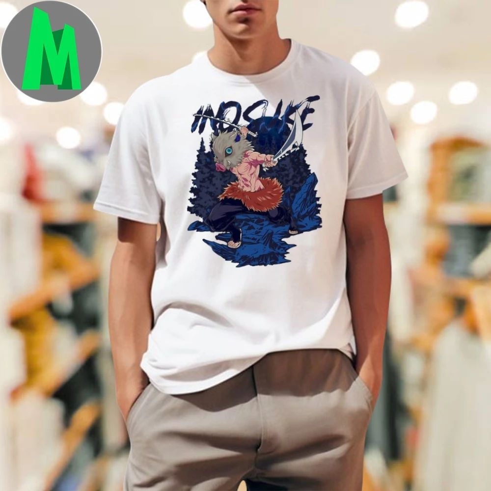 King Of The Mountains Inosuke Hashibira - Adult & Kids T-Shirts, Sweatshirts & Hoodies apparel design preview 1