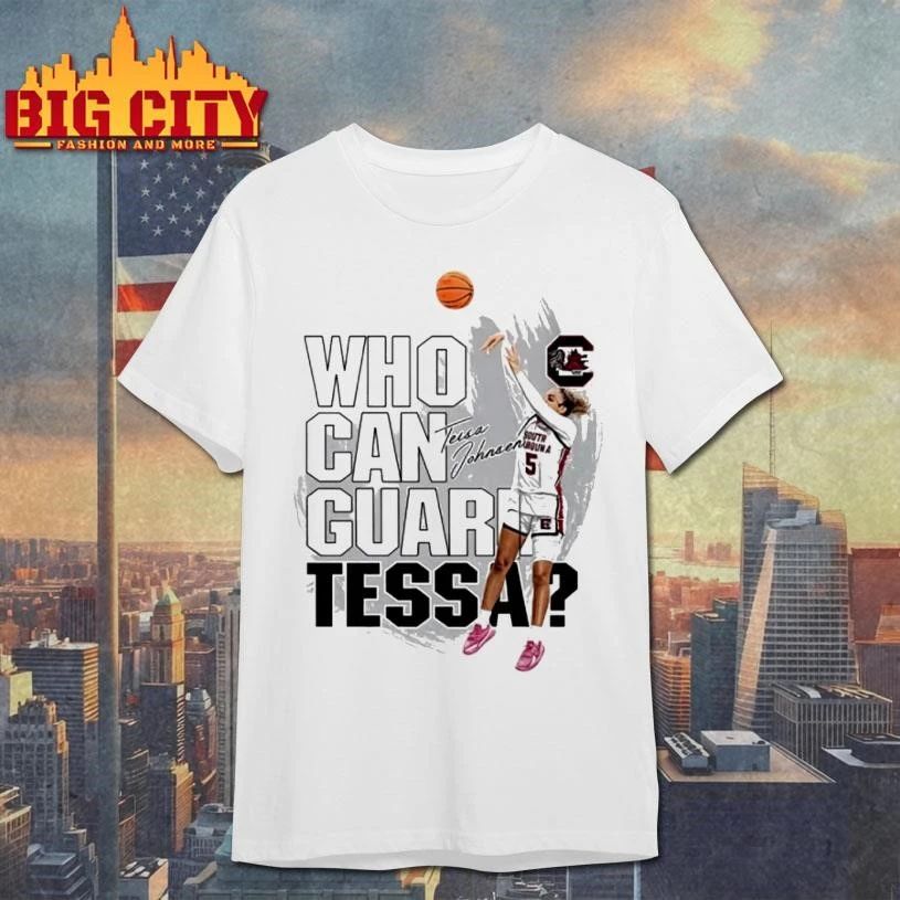 Back Chloe Kitts Wearing Who Can Guard Tessa - Adult & Kids T-Shirts, Sweatshirts & Hoodies apparel design preview 1