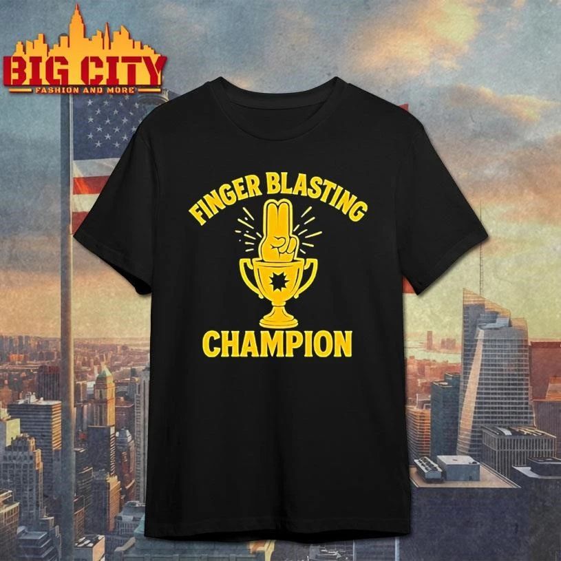 Finger Blasting Champion Graphic - Adult & Kids T-Shirts, Sweatshirts & Hoodies apparel design preview 1