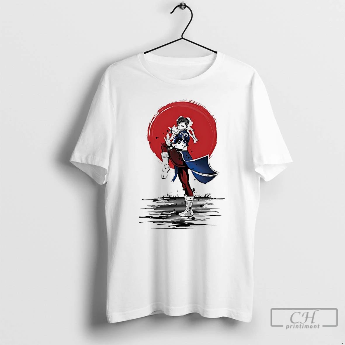 Classic Chun Li Street Fighter Chinese Martial Arts 1 - Adult & Kids T-Shirts, Sweatshirts & Hoodies apparel design preview 1