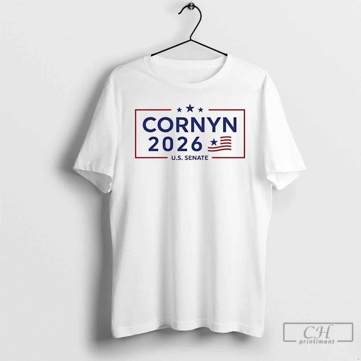 Classic John Cornyn For U S Senate 2026 - Adult & Kids T-Shirts, Sweatshirts & Hoodies apparel design preview 1