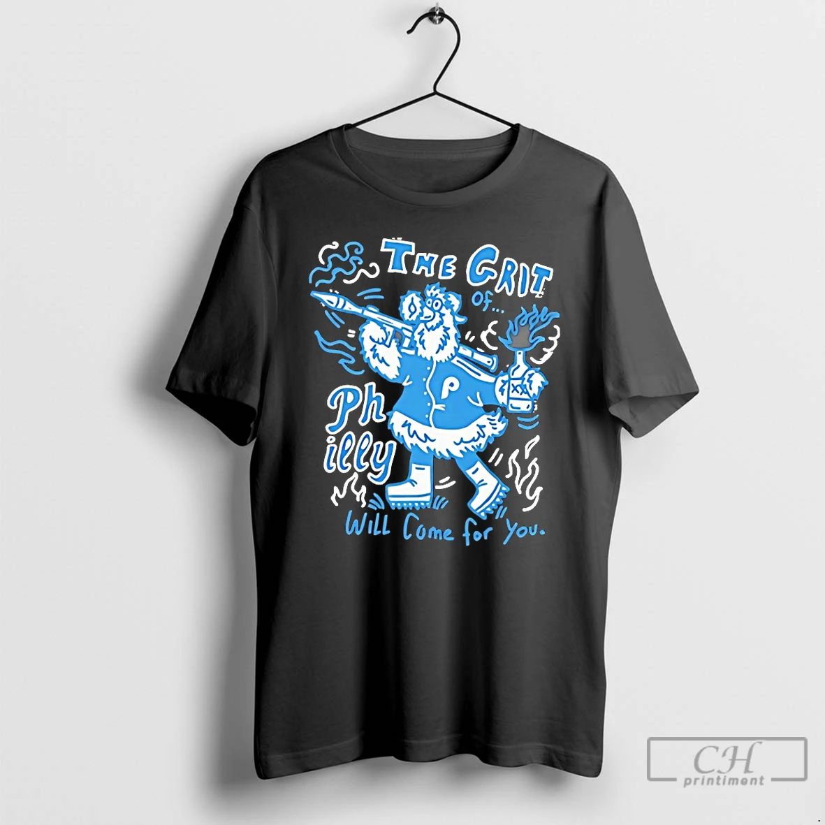 Classic Philadelphia Phillies The Grit Philly Will - Adult & Kids T-Shirts, Sweatshirts & Hoodies apparel design preview 1