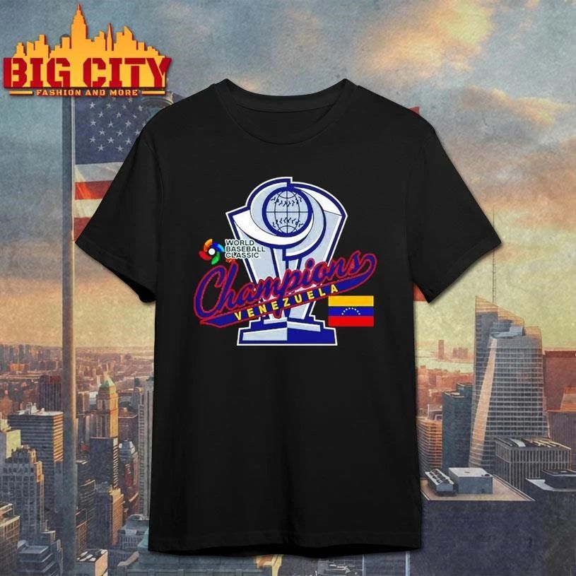 Venezuela Wins World Baseball Classic Champions 2026 - Adult & Kids T-Shirts, Sweatshirts & Hoodies apparel design preview 1