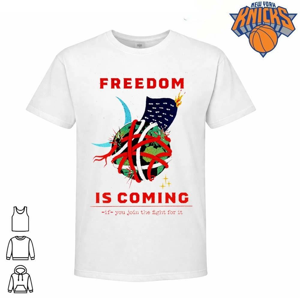 Freedom Is Coming If You Join The Fight For It Earth - Adult & Kids T-Shirts, Sweatshirts & Hoodies apparel design preview 1