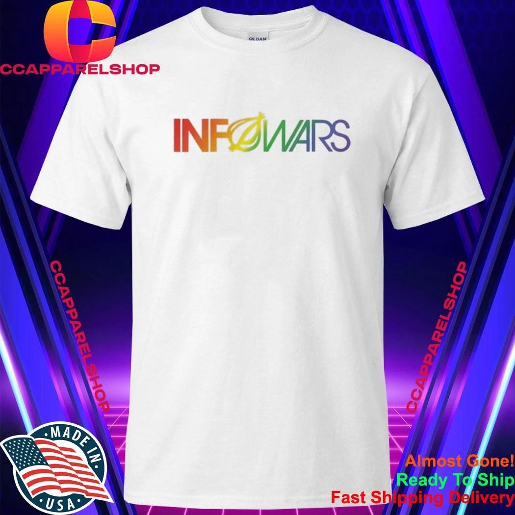 Infowars Rainbow Logo - Adult & Kids T-Shirts, Sweatshirts & Hoodies apparel design preview 1