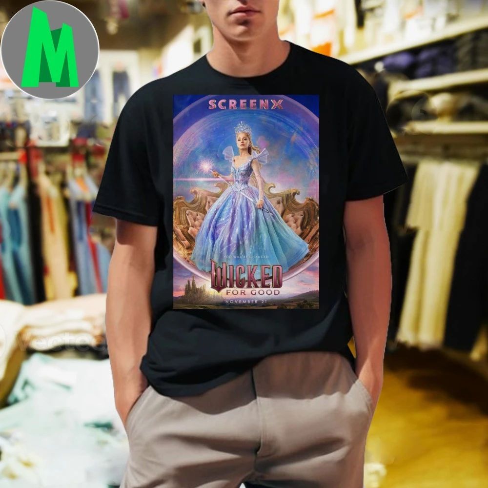 Wicked For Good Screenx November 21 2025 Poster - Adult & Kids T-Shirts, Sweatshirts & Hoodies apparel design preview 1