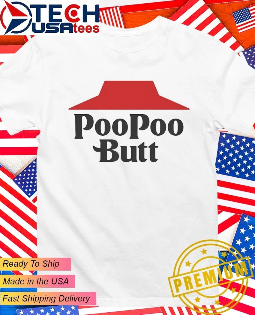 Poopoo Butt logo - Adult & Kids T-Shirts, Sweatshirts & Hoodies apparel design preview 1