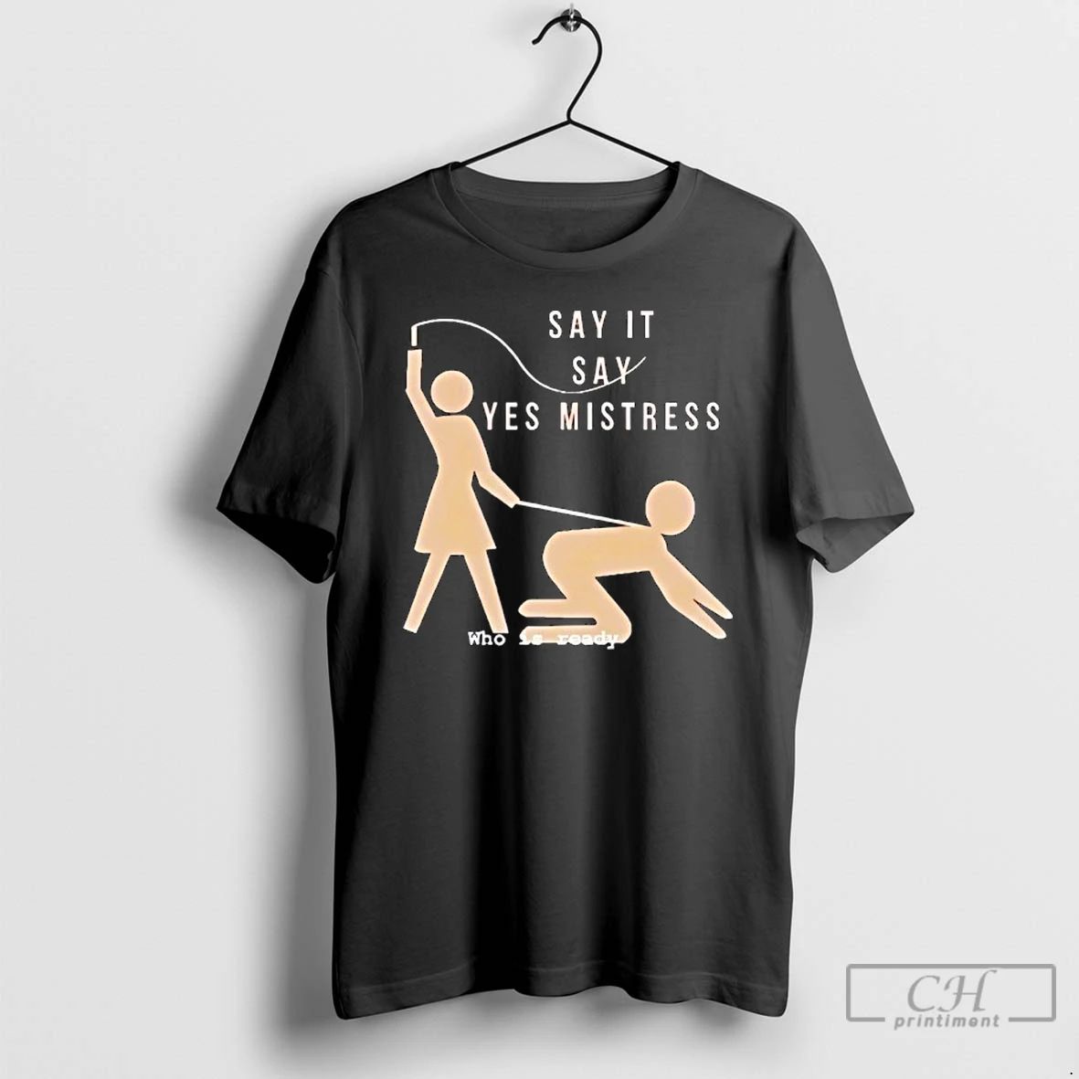 Classic Say It Yes Mistress Who Is Ready - Adult & Kids T-Shirts, Sweatshirts & Hoodies apparel design preview 1