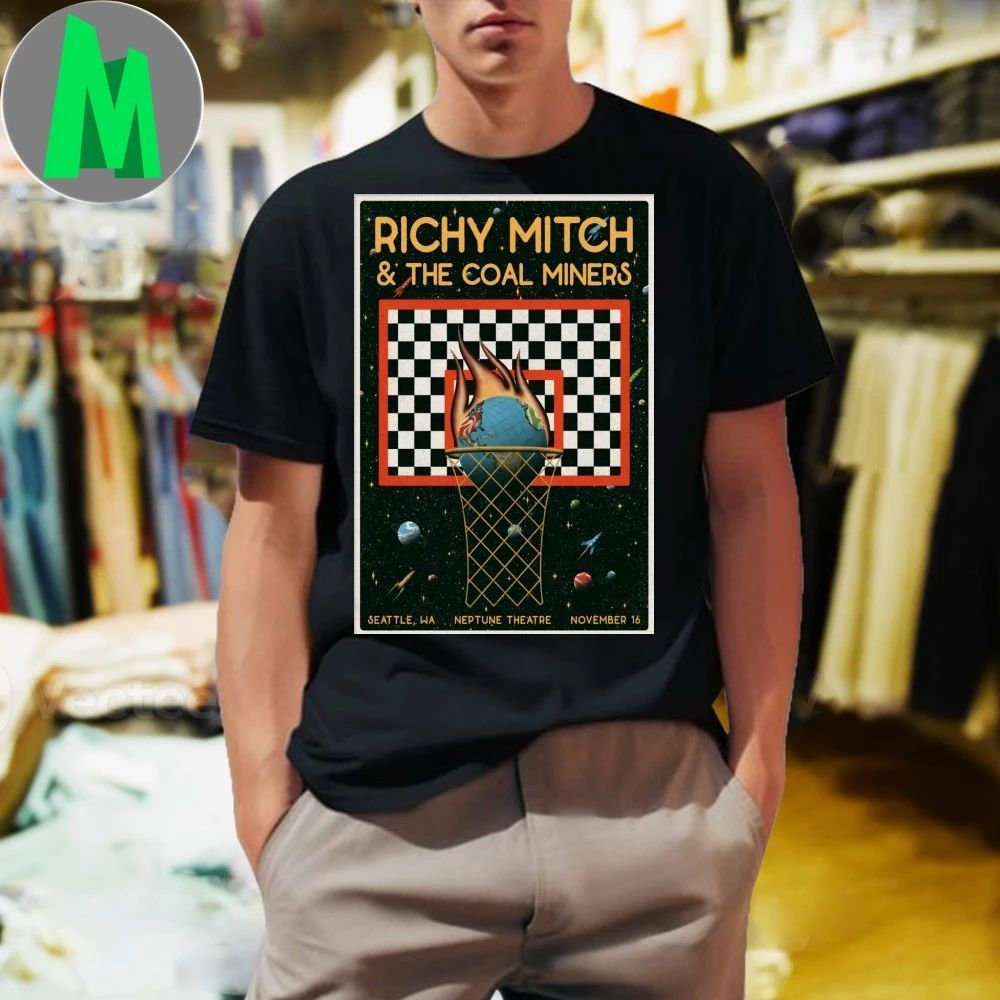 Richy Mitch And The Coal Miners Neptune Theatre in - Adult & Kids T-Shirts, Sweatshirts & Hoodies apparel design preview 1