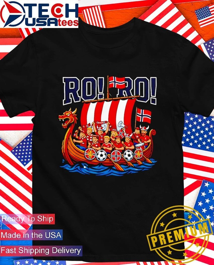 RO Norway Viking Ship Soccer - Adult & Kids T-Shirts, Sweatshirts & Hoodies apparel design preview 1