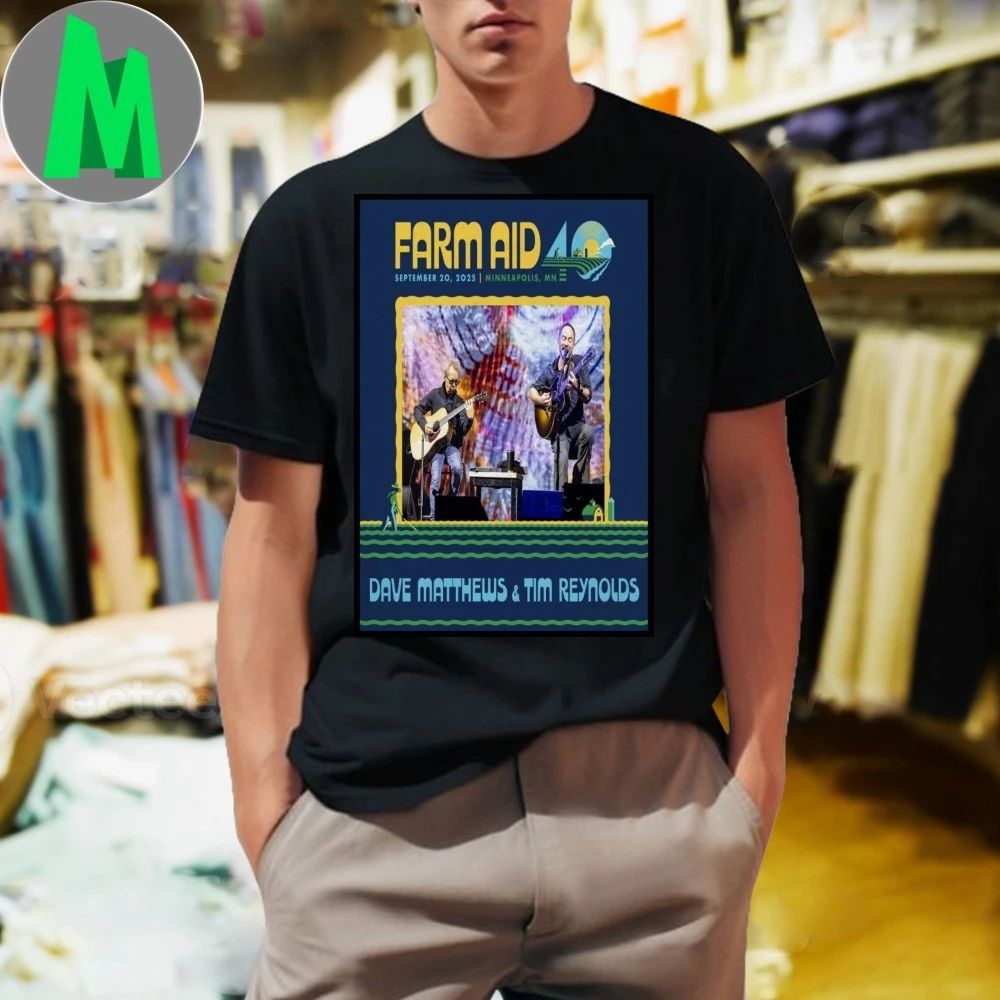 Dave Matthews Band Tim Reynolds Poster - Adult & Kids T-Shirts, Sweatshirts & Hoodies apparel design preview 1