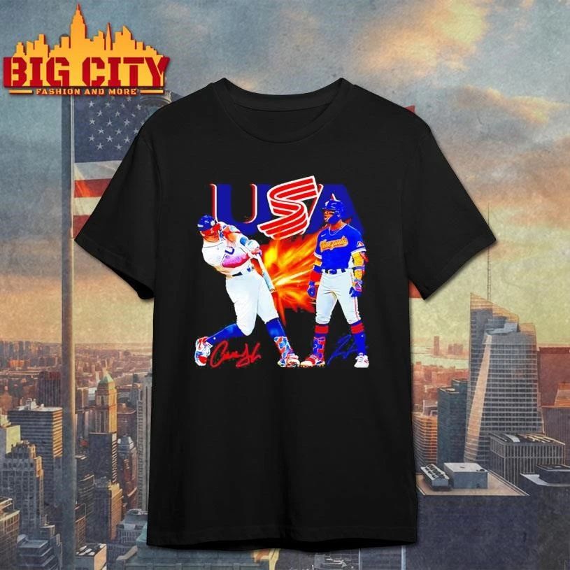 Final Battle Usa Vs Venezuela World Baseball Classic - Adult & Kids T-Shirts, Sweatshirts & Hoodies apparel design preview 1