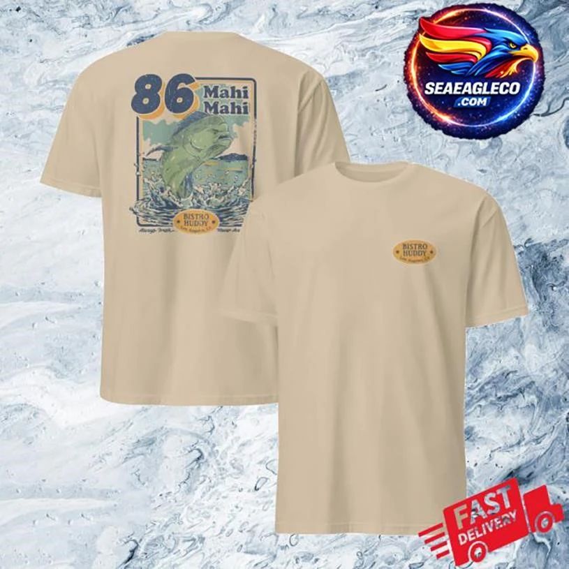 Bistro Huddy 86 Mahi Two Sided - Adult & Kids T-Shirts, Sweatshirts & Hoodies apparel design preview 1