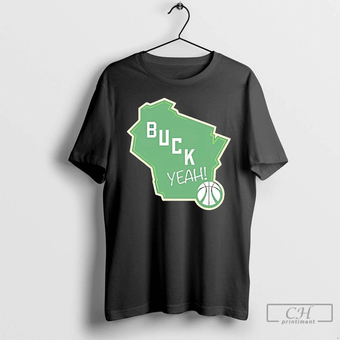Classic Milwaukee Bucks Yeah Logo - Adult & Kids T-Shirts, Sweatshirts & Hoodies apparel design preview 1