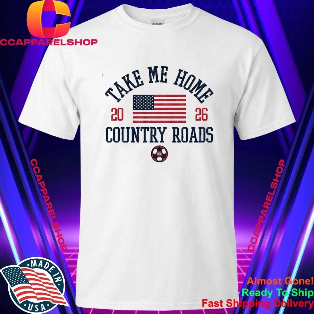 USA Take Me Home Country Roads - Adult & Kids T-Shirts, Sweatshirts & Hoodies apparel design preview 1