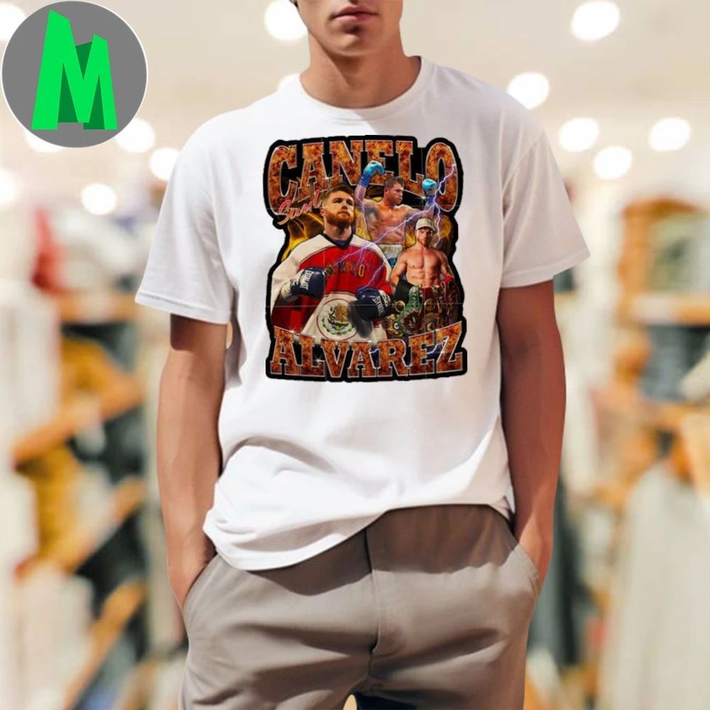 Canelo fire lightning boxing champion - Adult & Kids T-Shirts, Sweatshirts & Hoodies apparel design preview 1