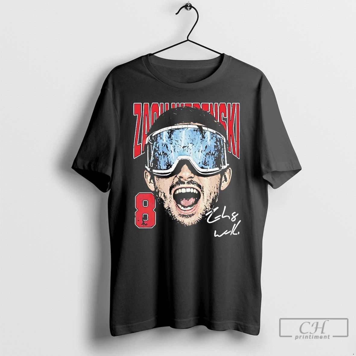 Classic Zach Werenski Columbus Blue Jackets Goggles - Adult & Kids T-Shirts, Sweatshirts & Hoodies apparel design preview 1