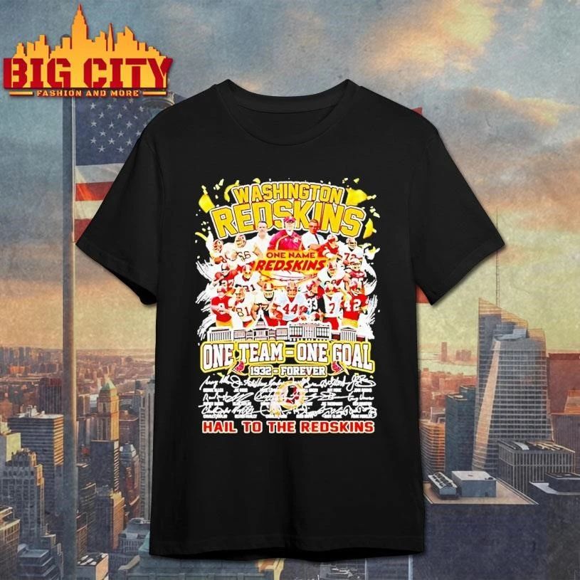 Washington Redskins One Team Goal 1932 Forever Hail - Adult & Kids T-Shirts, Sweatshirts & Hoodies apparel design preview 1