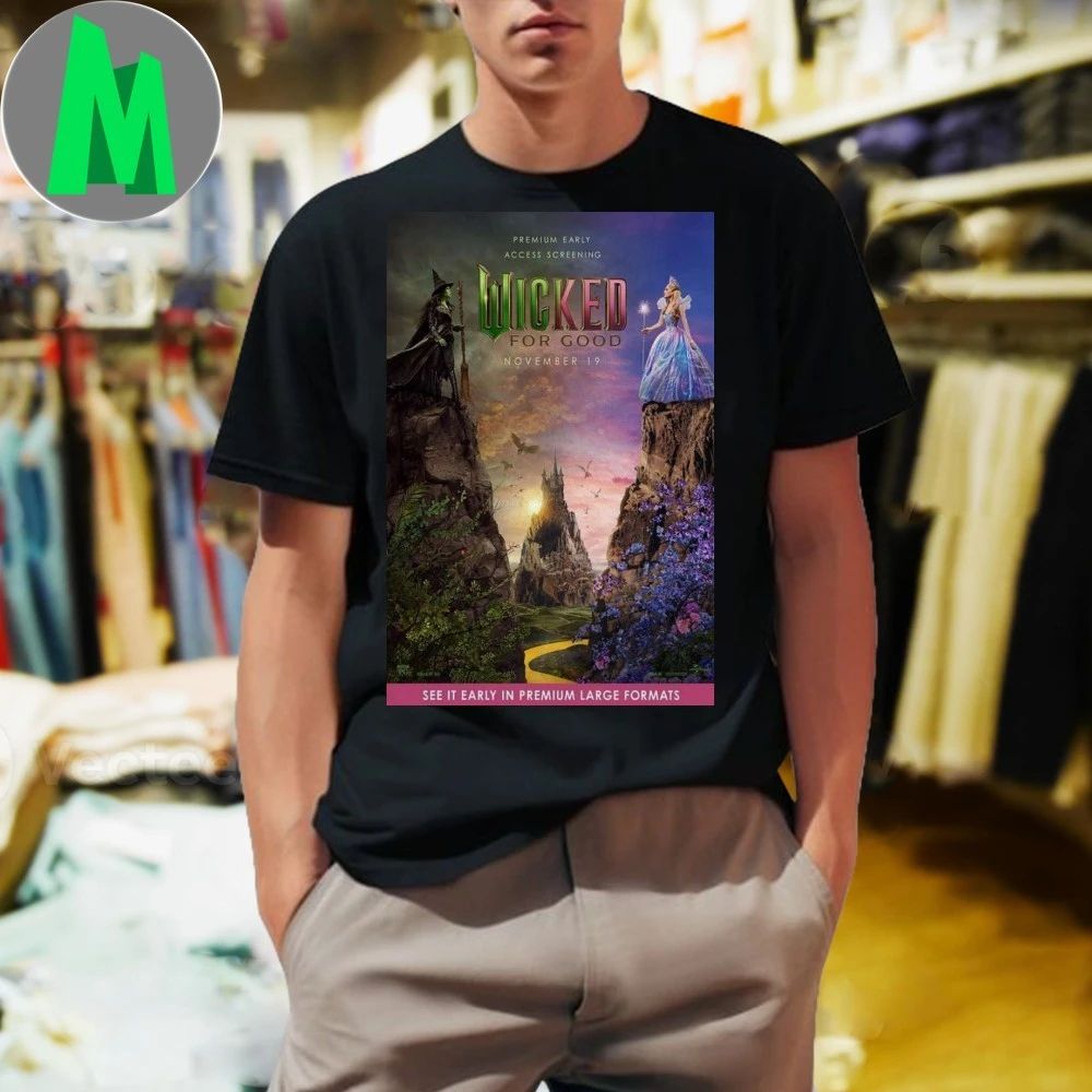 Wicked For Good November 19 2025 Poster - Adult & Kids T-Shirts, Sweatshirts & Hoodies apparel design preview 1