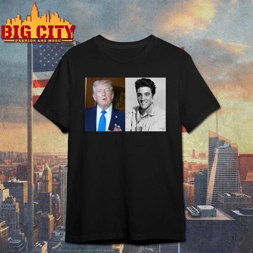 Donald Trump Elvis Presley The King Of Rock and - Adult & Kids T-Shirts, Sweatshirts & Hoodies apparel design preview 1