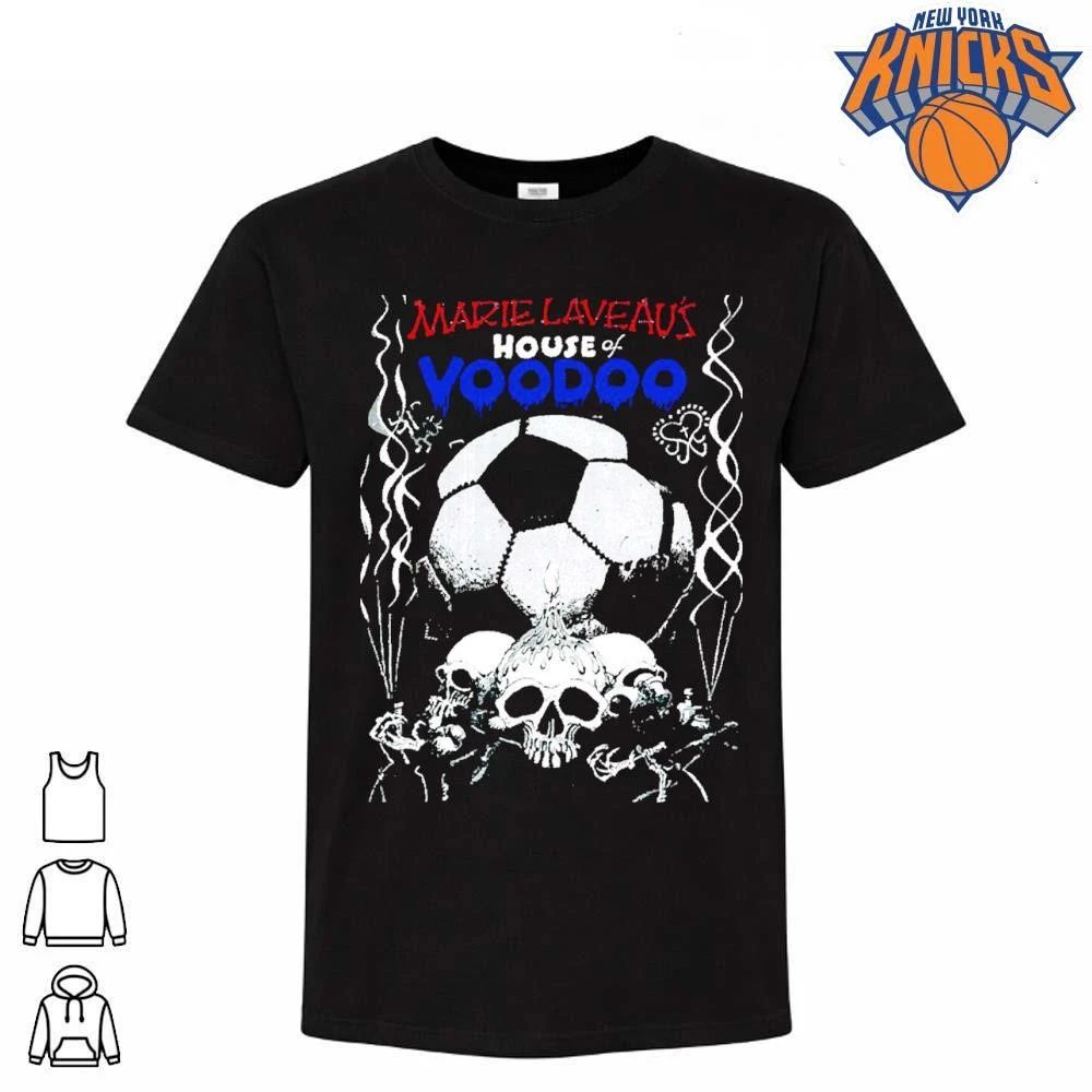 Marie Laveaus House Of Voodoo Soccer Skulls Halloween - Adult & Kids T-Shirts, Sweatshirts & Hoodies apparel design preview 1