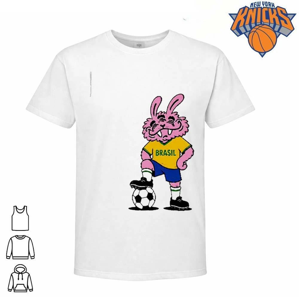Pink Fluffy Monster Brasil Football Team Supporter - Adult & Kids T-Shirts, Sweatshirts & Hoodies apparel design preview 1