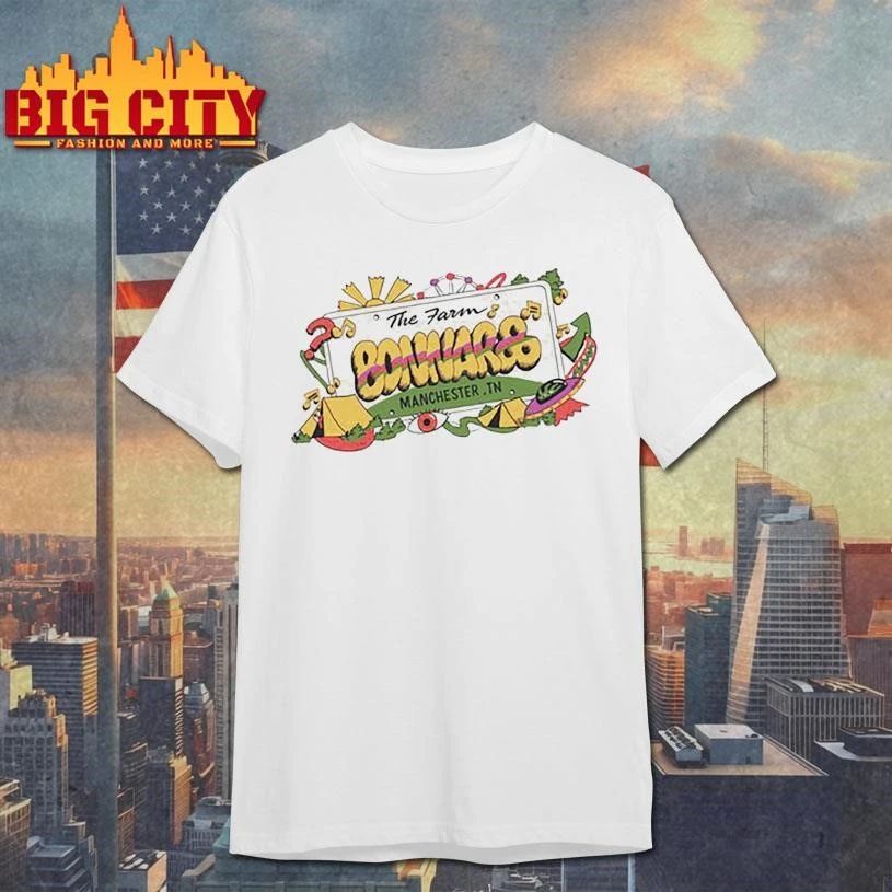 The Farm Bonnaroo Camping Manchester, TN - Adult & Kids T-Shirts, Sweatshirts & Hoodies apparel design preview 1