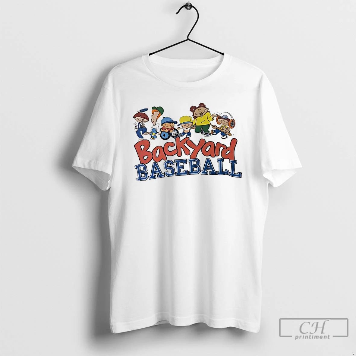 Classic Backyard Baseball The Kids From Room 402 - Adult & Kids T-Shirts, Sweatshirts & Hoodies apparel design preview 1