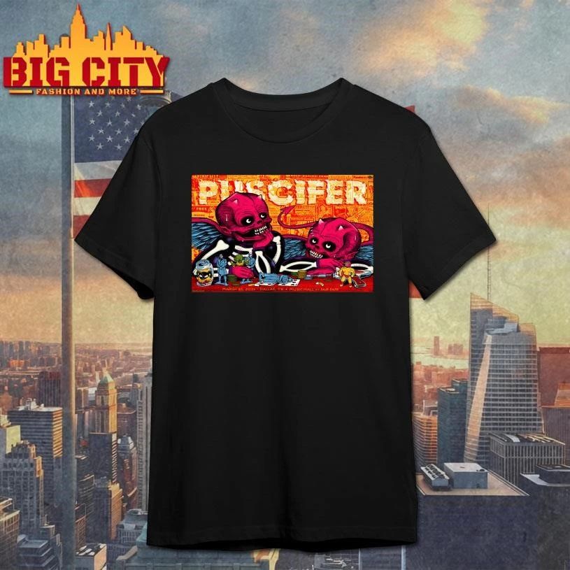 Puscifer March 25 2026 In Dallas, TX Tour Poster - Adult & Kids T-Shirts, Sweatshirts & Hoodies apparel design preview 1