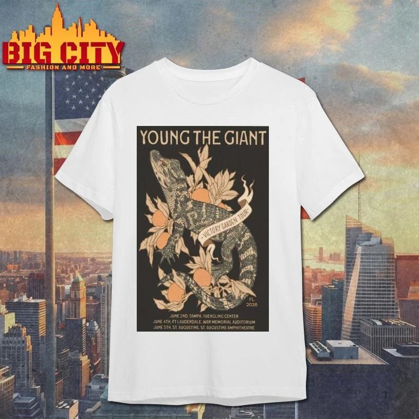 Limited Edition Young The Giant Victory Garden Tour - Adult & Kids T-Shirts, Sweatshirts & Hoodies apparel design preview 1