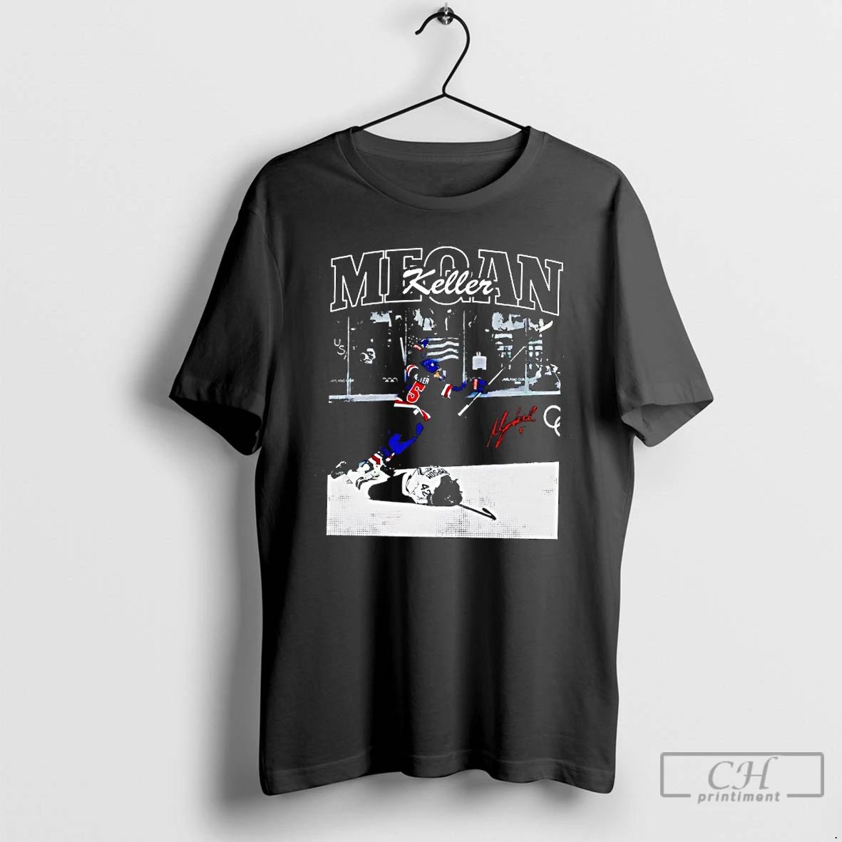 Classic Keller Megan Usa Champion Hockey - Adult & Kids T-Shirts, Sweatshirts & Hoodies apparel design preview 1
