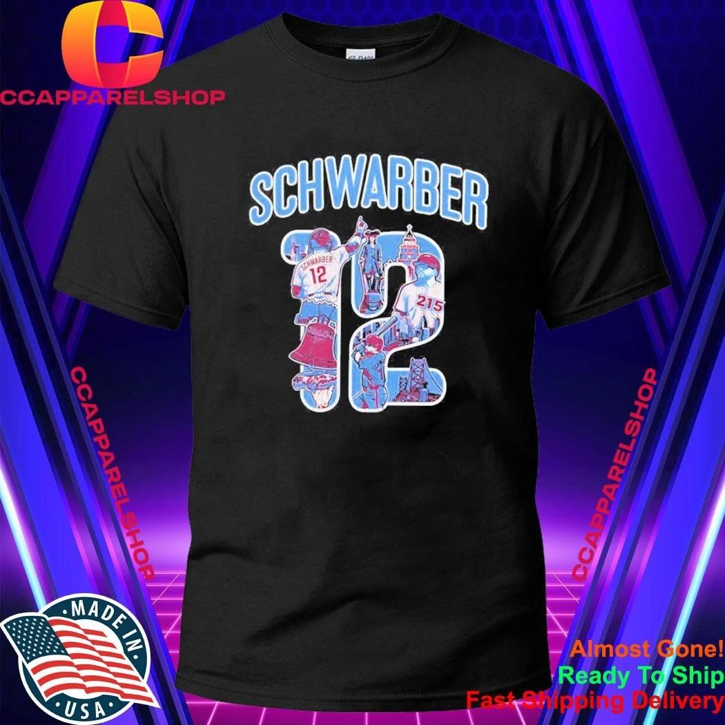 Kyle Schwarber Philadelphia Phillies MLB - Adult & Kids T-Shirts, Sweatshirts & Hoodies apparel design preview 1