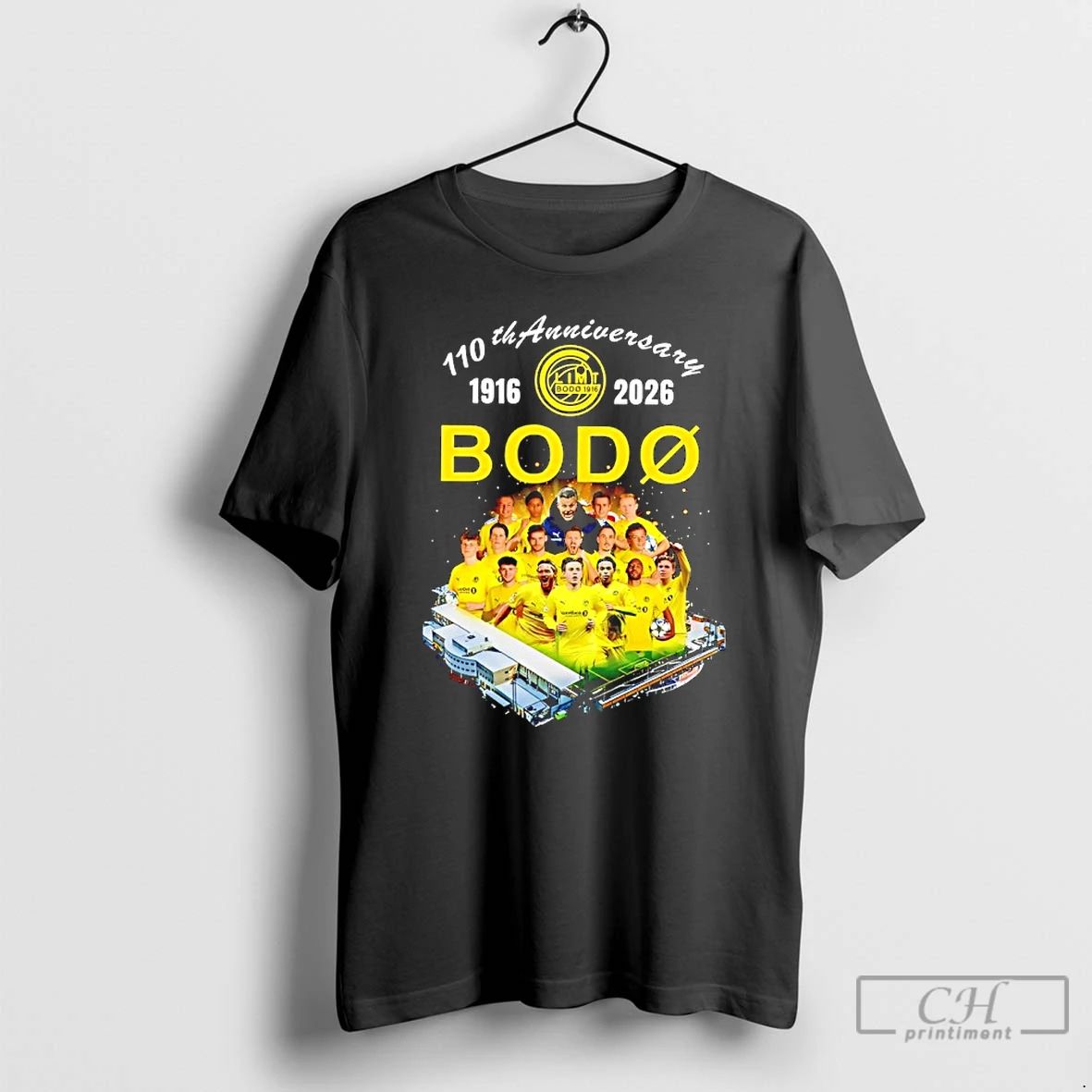 Classic Fk Bodo Glimt 110th Anniversary 1916 2026 - Adult & Kids T-Shirts, Sweatshirts & Hoodies apparel design preview 1