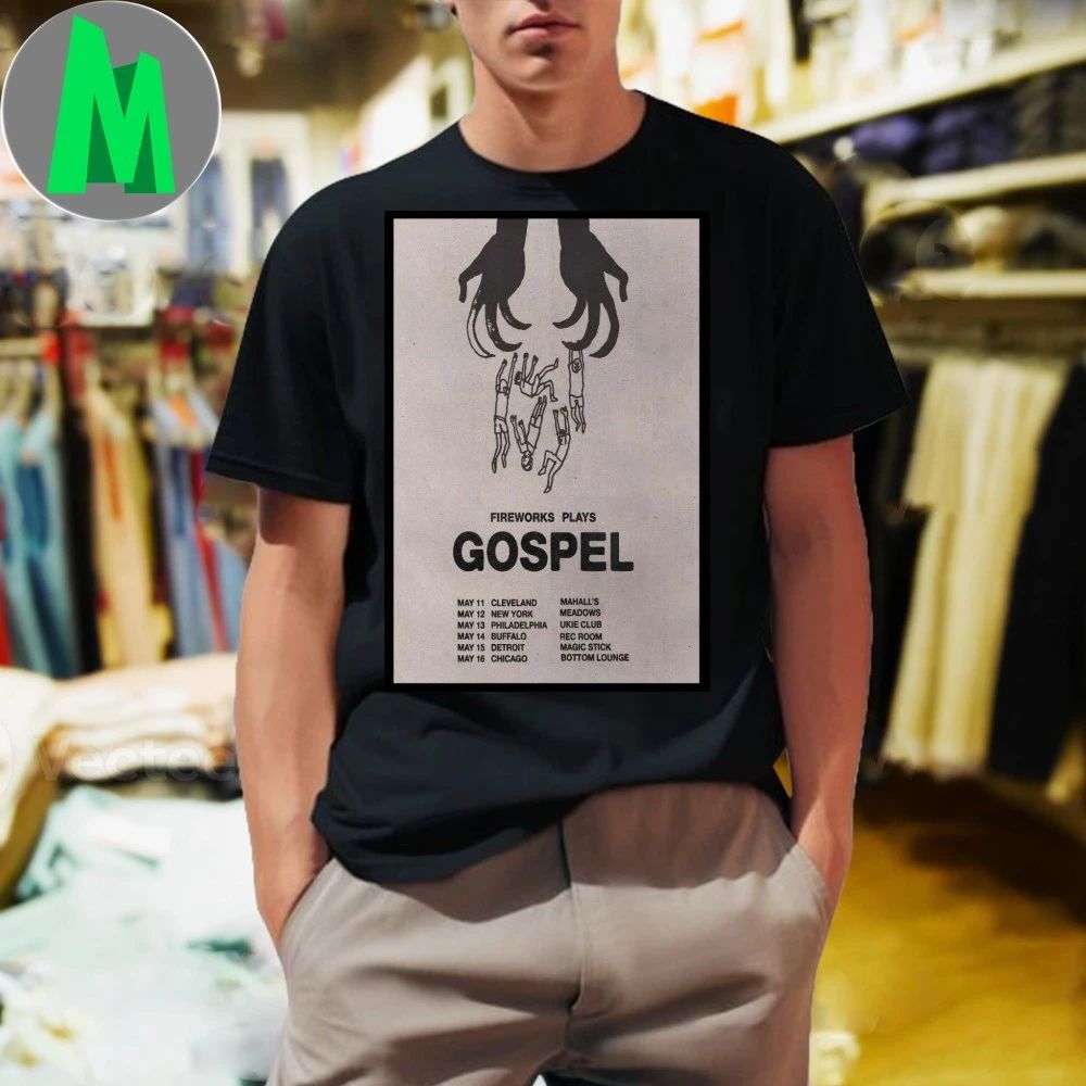 FIREWORKS Album GOSPEL 2026 Poster - Adult & Kids T-Shirts, Sweatshirts & Hoodies apparel design preview 1