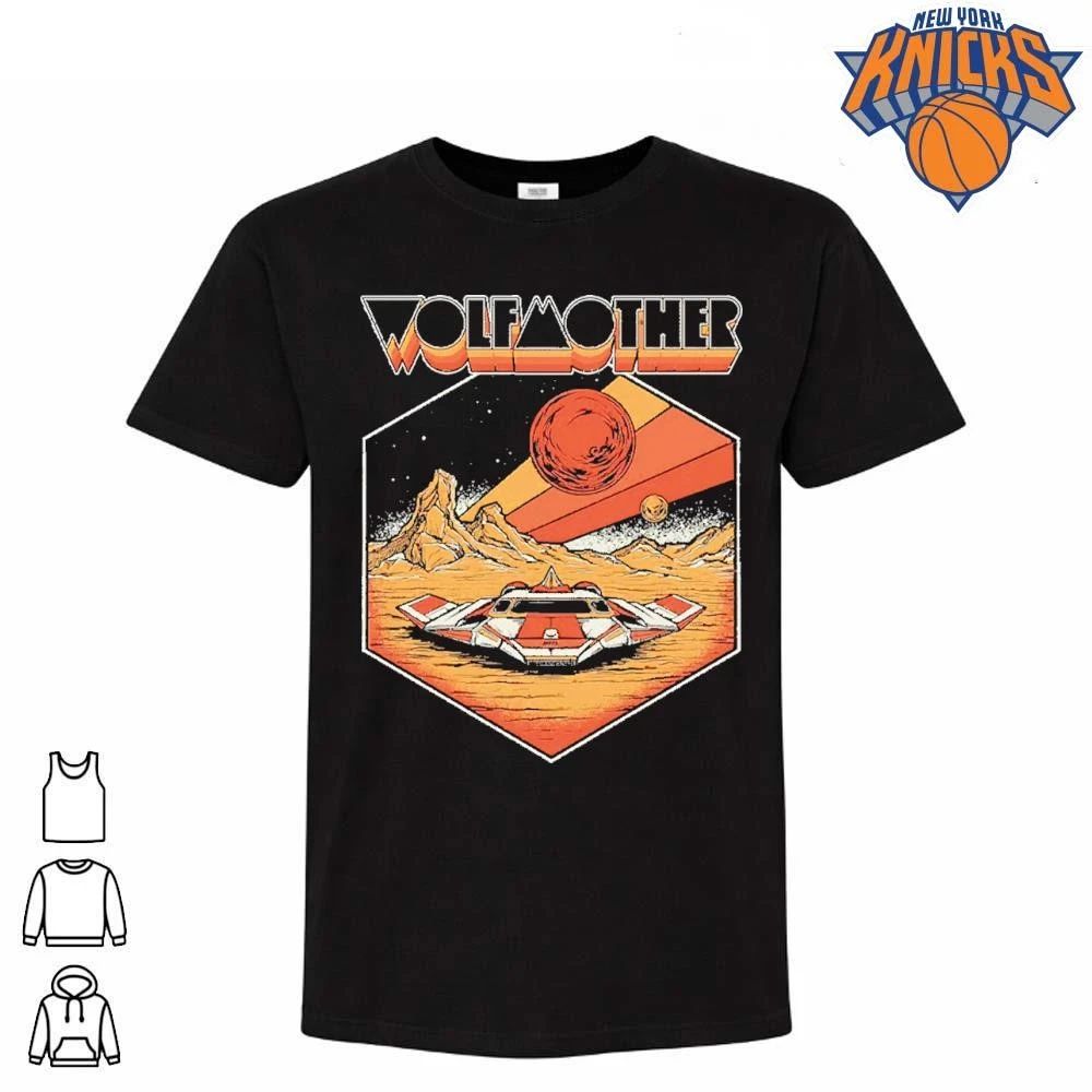 Wolfmother Retro Sci Fi Spaceship Alien Planet Cosmic - Adult & Kids T-Shirts, Sweatshirts & Hoodies apparel design preview 1