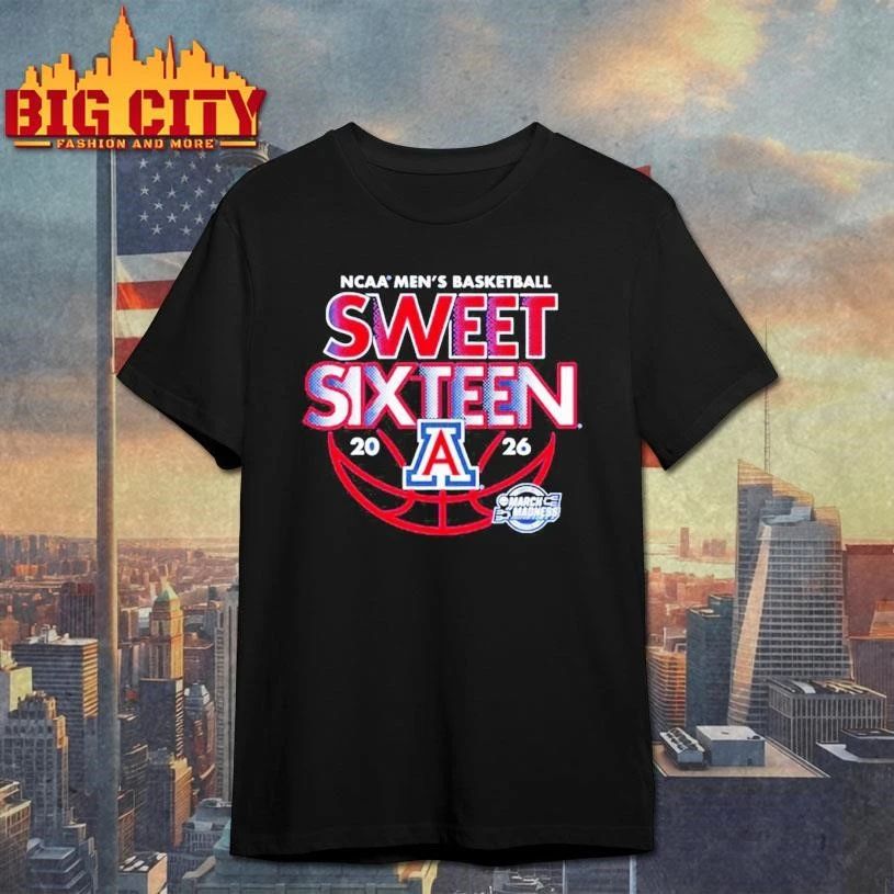 Arizona Men's Basketball 2026 NCAA March Madness - Adult & Kids T-Shirts, Sweatshirts & Hoodies apparel design preview 1