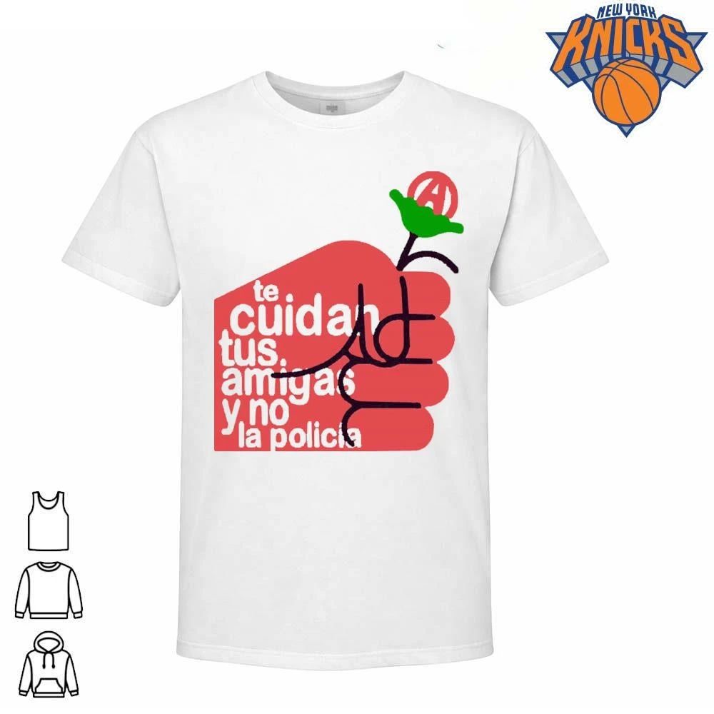 Te Cuidan Tus Amigas Y No La Policia Anarchist Rose - Adult & Kids T-Shirts, Sweatshirts & Hoodies apparel design preview 1