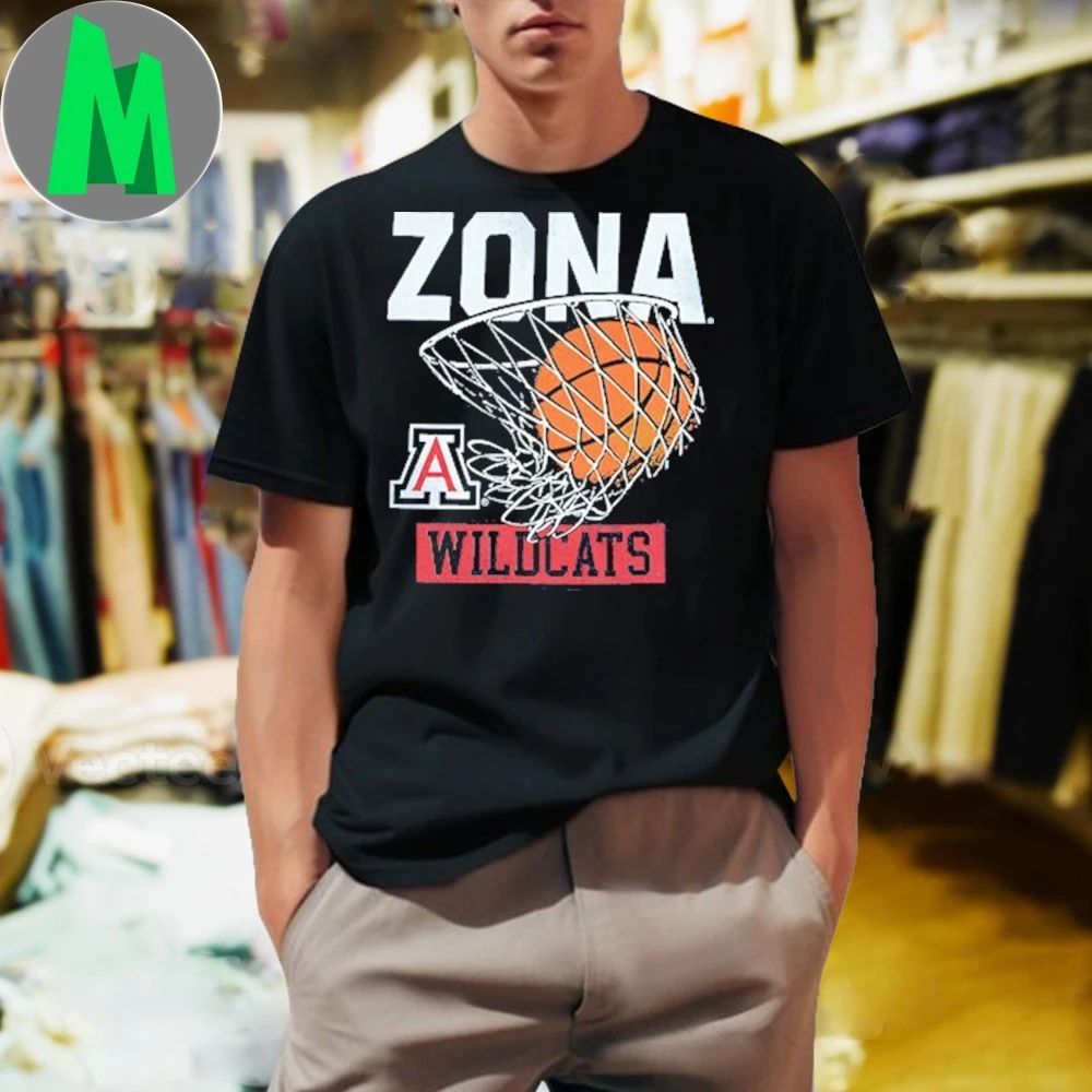 Arizona Wildcats Hoops Heritage Logo - Adult & Kids T-Shirts, Sweatshirts & Hoodies apparel design preview 1