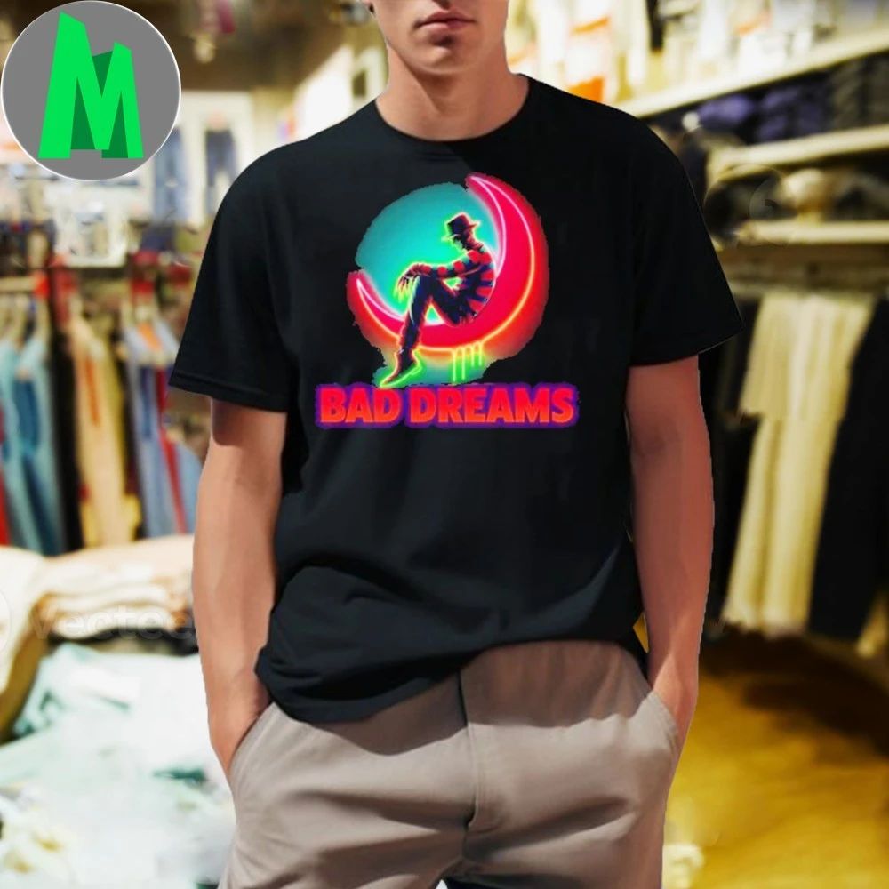 Horror Movie Bad Dreams Inspired by Halloween 2025 - Adult & Kids T-Shirts, Sweatshirts & Hoodies apparel design preview 1