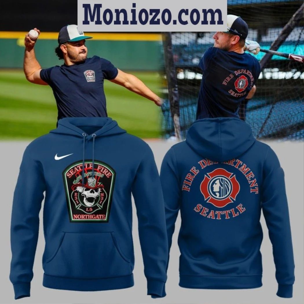 Seattle Mariners Fire Department Logo - Adult & Kids T-Shirts, Sweatshirts & Hoodies apparel design preview 1