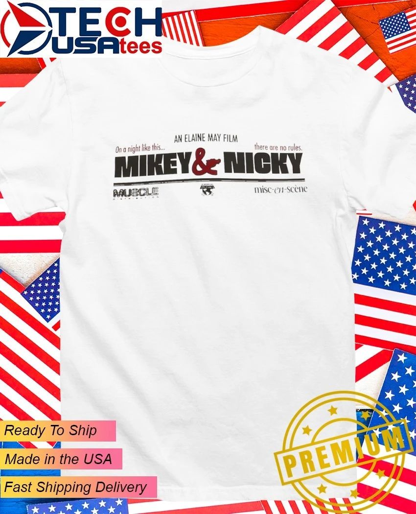Mikey and Nicky 50th anniversary an elaine may film - Adult & Kids T-Shirts, Sweatshirts & Hoodies apparel design preview 1