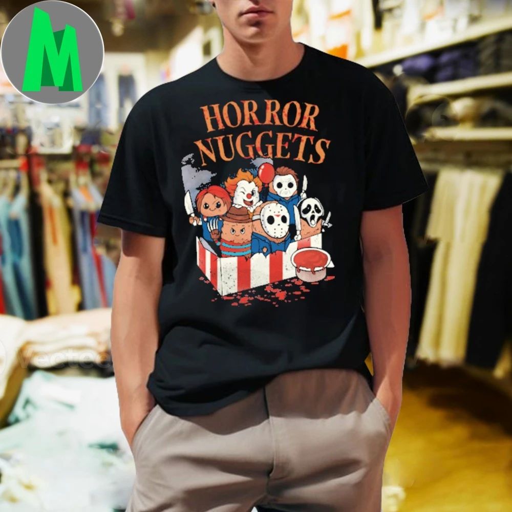 Horror Nuggets Halloween 2025 - Adult & Kids T-Shirts, Sweatshirts & Hoodies apparel design preview 1