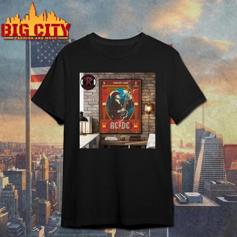 ACDC Chile Pwr Up Tour 2026 Venue Poster - Adult & Kids T-Shirts, Sweatshirts & Hoodies apparel design preview 1