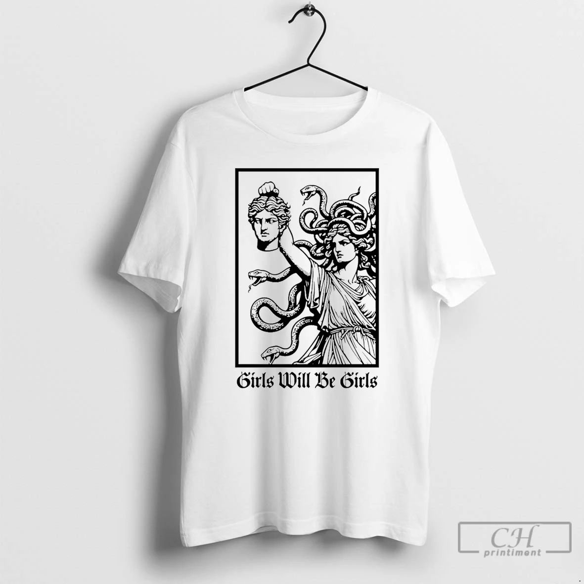 Classic Medusa Girls Will Be - Adult & Kids T-Shirts, Sweatshirts & Hoodies apparel design preview 1
