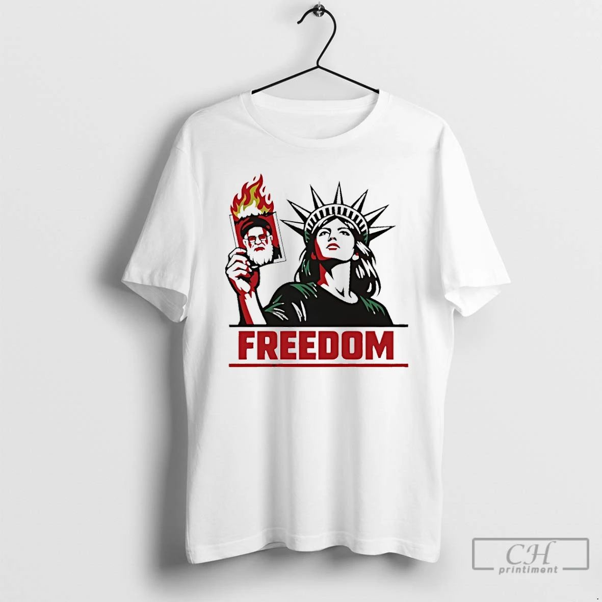 Classic Statue Of Liberty Freedom Iran - Adult & Kids T-Shirts, Sweatshirts & Hoodies apparel design preview 1