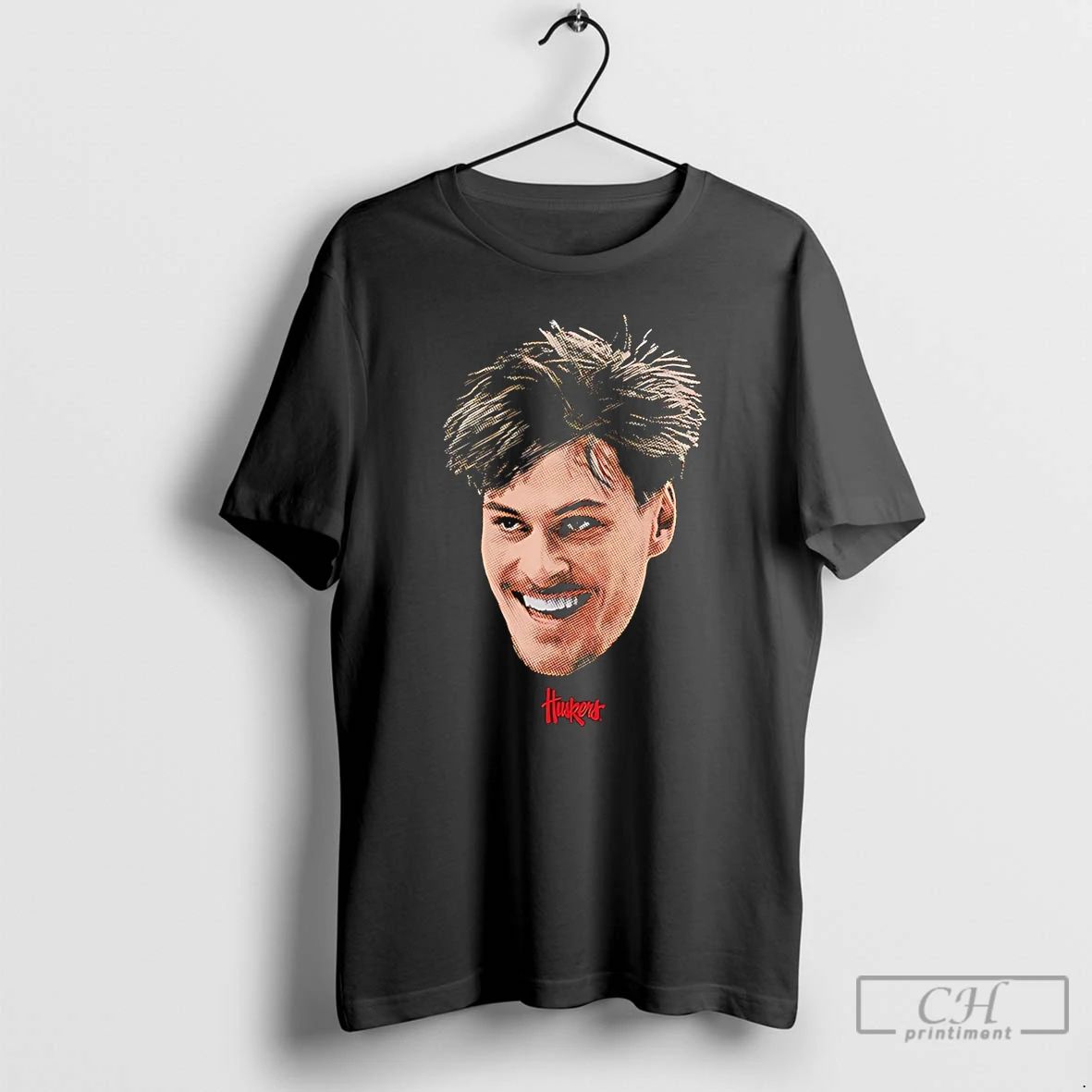 Classic Braden Frager Nebraska Cornhuskers Big Head - Adult & Kids T-Shirts, Sweatshirts & Hoodies apparel design preview 1